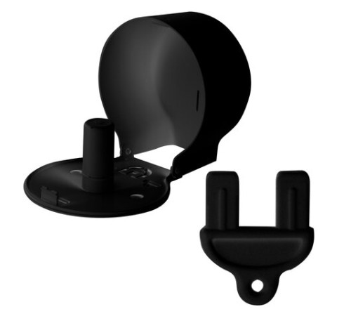 Диспенсер для туалетной бумаги LAIMA PROFESSIONAL ORIGINAL (Система T2), малый, черный, ABS-пластик, 605767