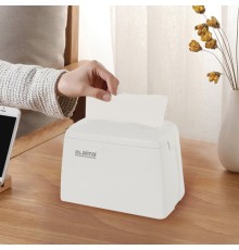 Диспенсер для салфеток LAIMA ORIGINAL (Система N4), БОЛЬШОЙ, настольный, белый, 605771