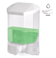 Дозатор для жидкого мыла LAIMA PROFESSIONAL ORIGINAL, НАЛИВНОЙ, 0,5 л, прозрачный, 605772