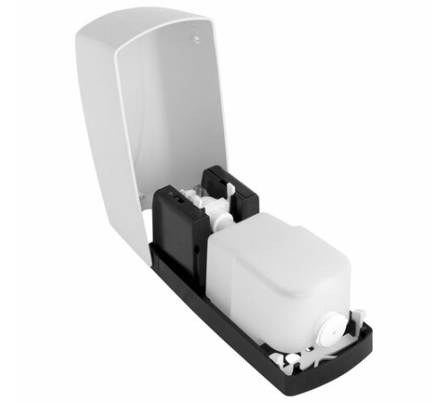 Дозатор для мыла-пены LAIMA PROFESSIONAL ORIGINAL, НАЛИВНОЙ, СЕНСОРНЫЙ, 1 л, белый, ABS-пластик, 605780