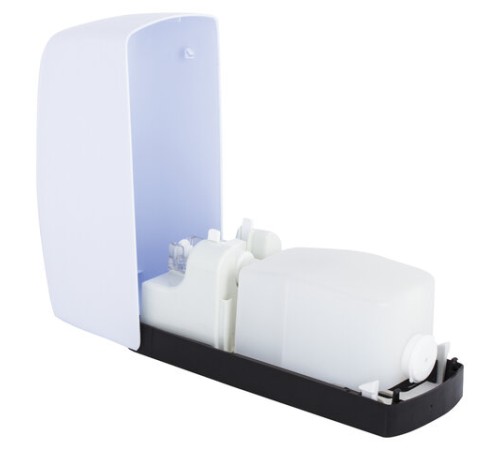 Дозатор для жидкого мыла LAIMA PROFESSIONAL ORIGINAL, НАЛИВНОЙ, 1 л, белый, ABS-пластик, 605782