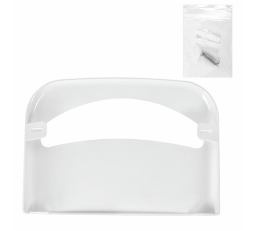 Диспенсер для покрытий на унитаз LAIMA PROFESSIONAL ORIGINAL (V1), 1/2 сложения, белый, ABS-пластик, 605785