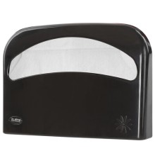 Диспенсер для покрытий на унитаз LAIMA PROFESSIONAL ORIGINAL (V1), 1/2 сложения, черный, 605786