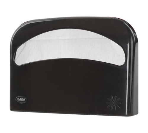 Диспенсер для покрытий на унитаз LAIMA PROFESSIONAL ORIGINAL (V1), 1/2 сложения, черный, 605786