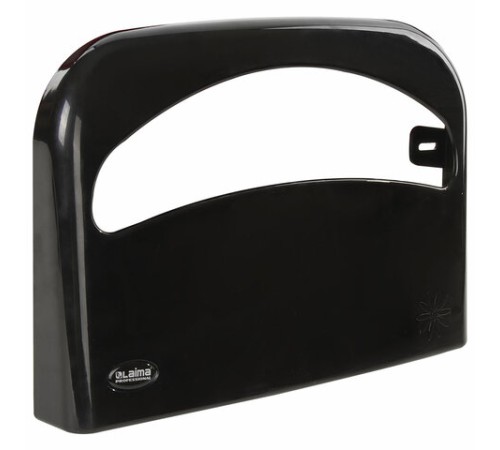 Диспенсер для покрытий на унитаз LAIMA PROFESSIONAL ORIGINAL (V1), 1/2 сложения, черный, 605786