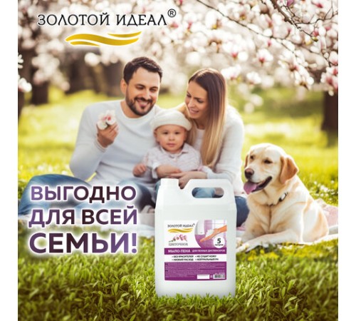 Мыло-пена для специальных диспенсеров 5 л ЗОЛОТОЙ ИДЕАЛ 
