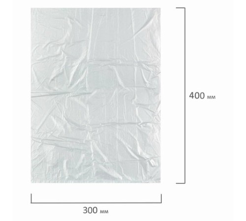Пакеты фасовочные 30х40 см КОМПЛЕКТ 500 шт., ПНД, 8 мкм, рулон на втулке, LAIMA, 605953