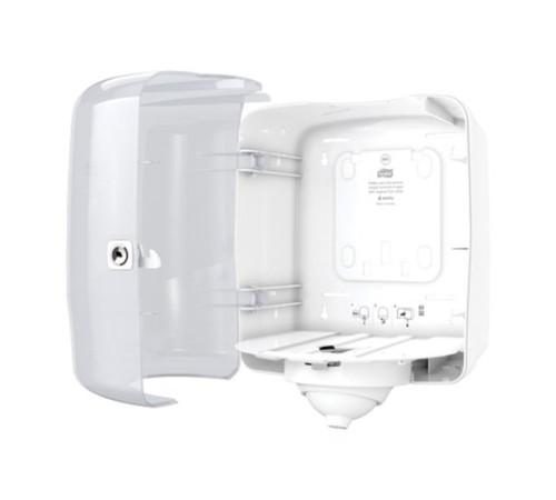 Диспенсер для полотенец TORK (Система М4) Reflex, с центральной вытяжкой, белый, 473190