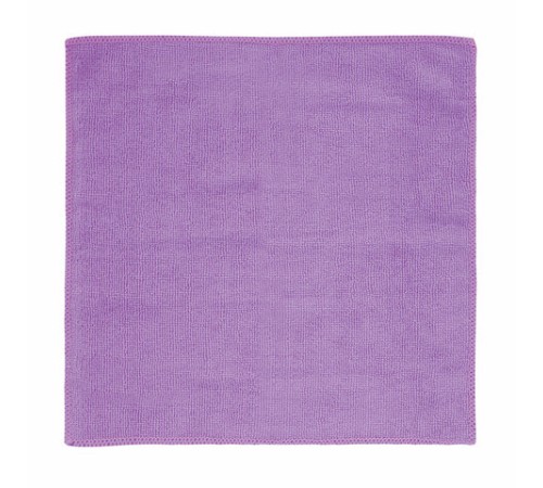 Салфетка из МИКРОФИБРЫ универсальная 30х30 см фиолетовая 180 г/м2, ЛЮБАША ЭКОНОМ, 606304