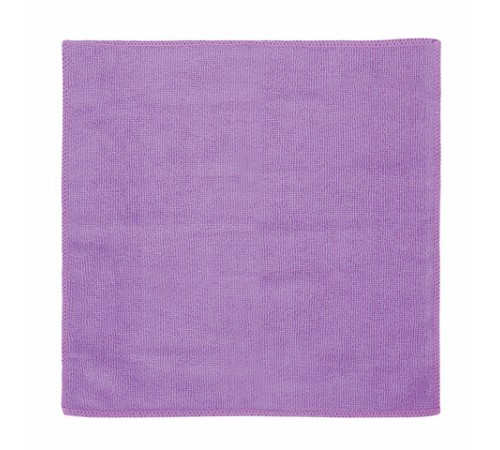 Салфетка из МИКРОФИБРЫ универсальная 30х30 см, фиолетовая, 220 г/м2, ЛЮБАША ПЛЮС, 606305