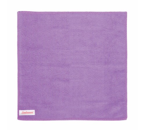 Салфетки из МИКРОФИБРЫ универсальные 30х30 см, КОМПЛЕКТ 3 шт., ассорти, 180 г/м2, ЛЮБАША ЭКОНОМ, 606306