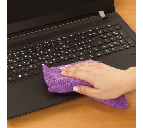 Салфетки из МИКРОФИБРЫ универсальные 30х30 см, КОМПЛЕКТ 3 шт., ассорти, 180 г/м2, ЛЮБАША ЭКОНОМ, 606306