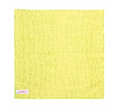 Салфетки из МИКРОФИБРЫ универсальные 30х30 см, КОМПЛЕКТ 3 шт., ассорти, 220 г/м2, ЛЮБАША ПЛЮС, 606307