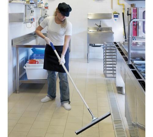 Швабра-стяжка/водосгон, 80 см, алюминиевый черенок 118 см, основа металл/резина, LAIMA PROFESSIONAL, 606310