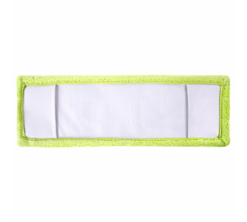 Швабра с флаундером 40 см, черенок 110 см, еврорезьба, насадка МОП микрофибра, индивидуальная упаковка пакет, ЛЮБАША, 606312