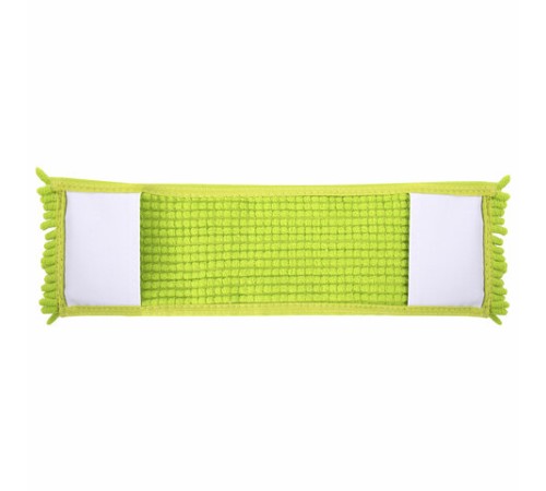 Швабра с флаундером 40 см, черенок 110 см евро, насадка МОП микрофибра СИНЕЛЬ, индивидуальная упаковка пакет, ЛЮБАША, 606313