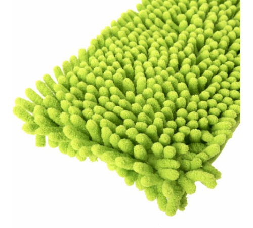 Швабра с флаундером 40 см, черенок 110 см евро, насадка МОП микрофибра СИНЕЛЬ, индивидуальная упаковка пакет, ЛЮБАША, 606313