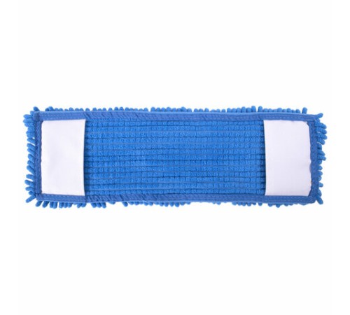 Швабра с флаундером 40 см, черенок 80-120 см, еврорезьба, насадка МОП микрофибра СИНЕЛЬ, индивидуальная упаковка пакет, LAIMA, 606314