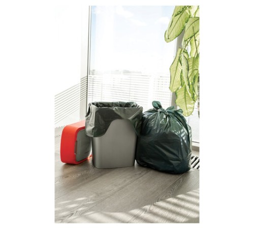 Мешки для мусора 60 л, с ушками, синие, рулон 16 шт., ПВД, 30 мкм, 60х75 см, PACLAN 