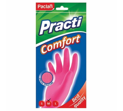 Перчатки МНОГОРАЗОВЫЕ латексные PACLAN 