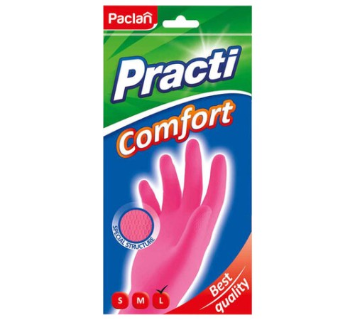 Перчатки МНОГОРАЗОВЫЕ латексные PACLAN 