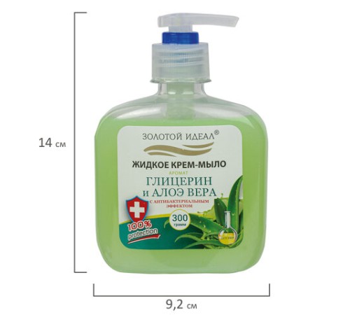 Мыло-крем жидкое 300 г ЗОЛОТОЙ ИДЕАЛ 
