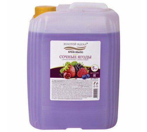 Мыло-крем 5 кг ЗОЛОТОЙ ИДЕАЛ, 