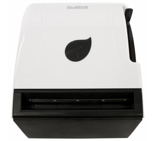 Диспенсер для полотенец в рулонах LAIMA PROFESSIONAL ECO (H1), механический, с рычагом, белый, ABS-пластик, 606549