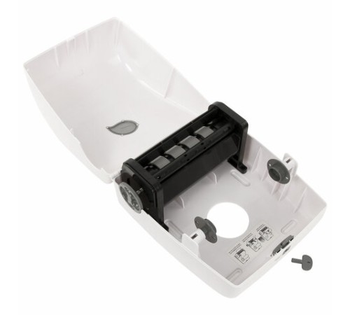 Диспенсер для полотенец в рулонах LAIMA PROFESSIONAL ECO (Система H1), механический, белый, ABS-пластик, 606550