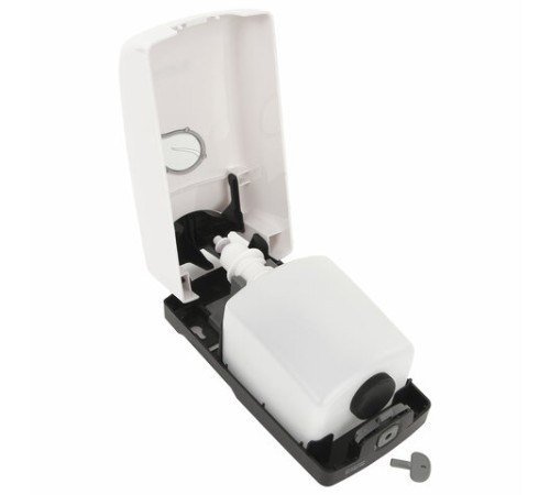 Дозатор для жидкого мыла LAIMA PROFESSIONAL ECO, НАЛИВНОЙ, 1 л, белый, ABS-пластик, 606551