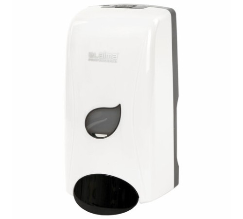 Дозатор для мыла-пены LAIMA PROFESSIONAL ECO, НАЛИВНОЙ, 1 л, белый, ABS-пластик, 606552