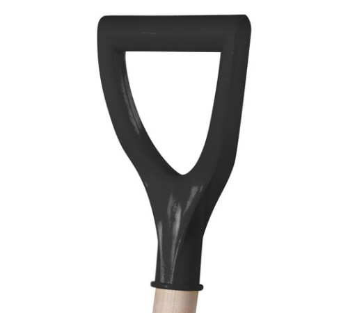 Лопата совковая из рельсовой стали ГРАНДМАСТЕР, 23х28 см, высота 130 см, деревянный черенок, 606554