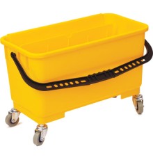 Ведро-тележка на колесах для уборки 24 л, отжим для окномоек и PVA швабр, LAIMA PROF, 606662
