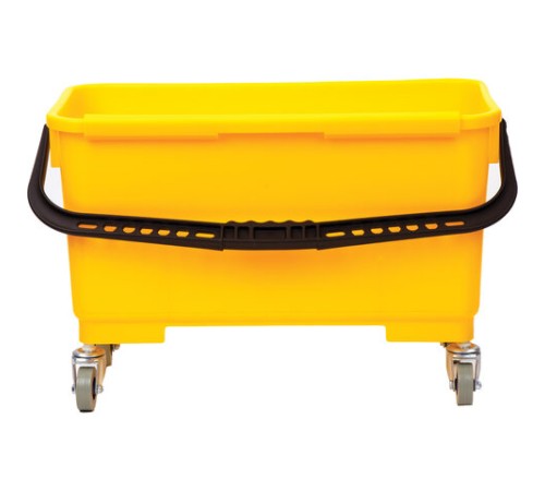 Ведро-тележка на колесах для уборки 24 л, отжим для окномоек и PVA швабр, LAIMA PROF, 606662