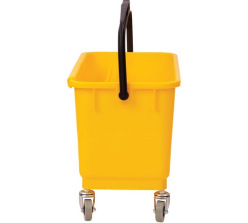 Ведро-тележка на колесах для уборки 24 л, отжим для окномоек и PVA швабр, LAIMA PROF, 606662