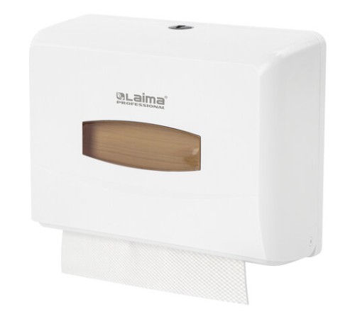 Диспенсер для полотенец LAIMA PROFESSIONAL CLASSIC (Система H2), Z-сложения, белый, ABS, 606678