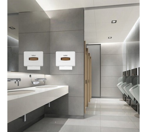 Диспенсер для полотенец LAIMA PROFESSIONAL CLASSIC (Система H2), Z-сложения, белый, ABS, 606678