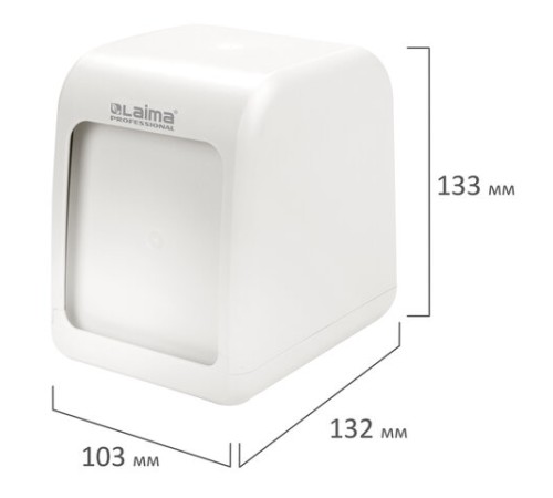 Диспенсер для салфеток LAIMA PROFESSIONAL CLASSIC (Система N2), настольный, белый, ABS-пластик, 606679