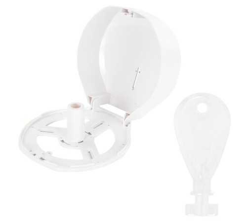 Диспенсер для туалетной бумаги LAIMA PROFESSIONAL BASIC (Система T2), малый, белый, ABS-пластик, 606682