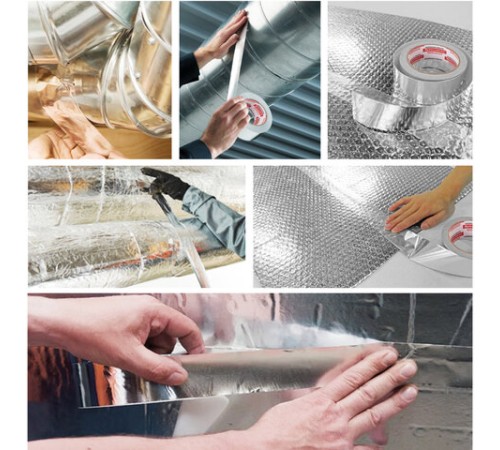 Клейкая МЕТАЛЛИЗИРОВАННАЯ лента 48 мм х 50 м, ПОЛИПРОПИЛЕНОВАЯ ОСНОВА, подвес, BRAUBERG, 606768