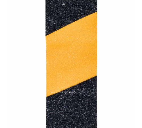 Клейкая ПРОТИВОСКОЛЬЗЯЩАЯ зернистая лента 50 мм х 20 м, ЧЕРНО-ЖЕЛТАЯ, основа ПВХ, BRAUBERG, 606775