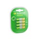 Батарейки аккумуляторные GP ReEnergy Ni-Mh мизинчиковые КОМПЛЕКТ 4 шт., ААА (HR03), 950 mAh, 100AAAHCRGY, 100AAAHCRGY-2C