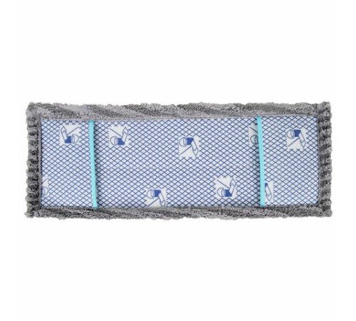 Швабра с насадкой 42 см, телескопический черенок 75-120 см, микрофибра, карманы, LAIMA HOME, 606796