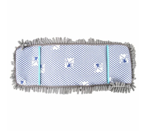 Швабра с насадкой 42 см, телескопический черенок 75-120 см, микрофибра, карманы, LAIMA HOME, 606798