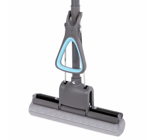 Швабра самоотжимная, роликовый отжим, насадка PVA 27 см, телескопический черенок 84-122 см, LAIMA HOME, 606803