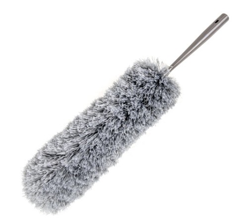 Пипидастр (сметка-метелка) для уборки, метелка 45 см, рукоятка 130-180 см, серый, LAIMA HOME, 606807