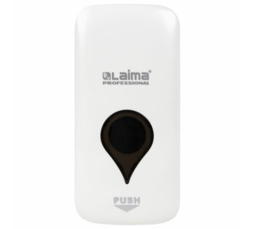 Дозатор для мыла-пены ULTRA LAIMA PROFESSIONAL, НАЛИВНОЙ, 0,5 л, белый, ABS-пластик, 606830