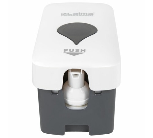 Дозатор для мыла-пены ULTRA LAIMA PROFESSIONAL, НАЛИВНОЙ, 0,5 л, белый, ABS-пластик, 606830