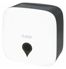 Диспенсер для туалетной бумаги ULTRA LAIMA PROFESSIONAL (Система T2), малый, белый, ABS-пластик, 606835