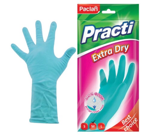 Перчатки МНОГОРАЗОВЫЕ резиновые PACLAN 